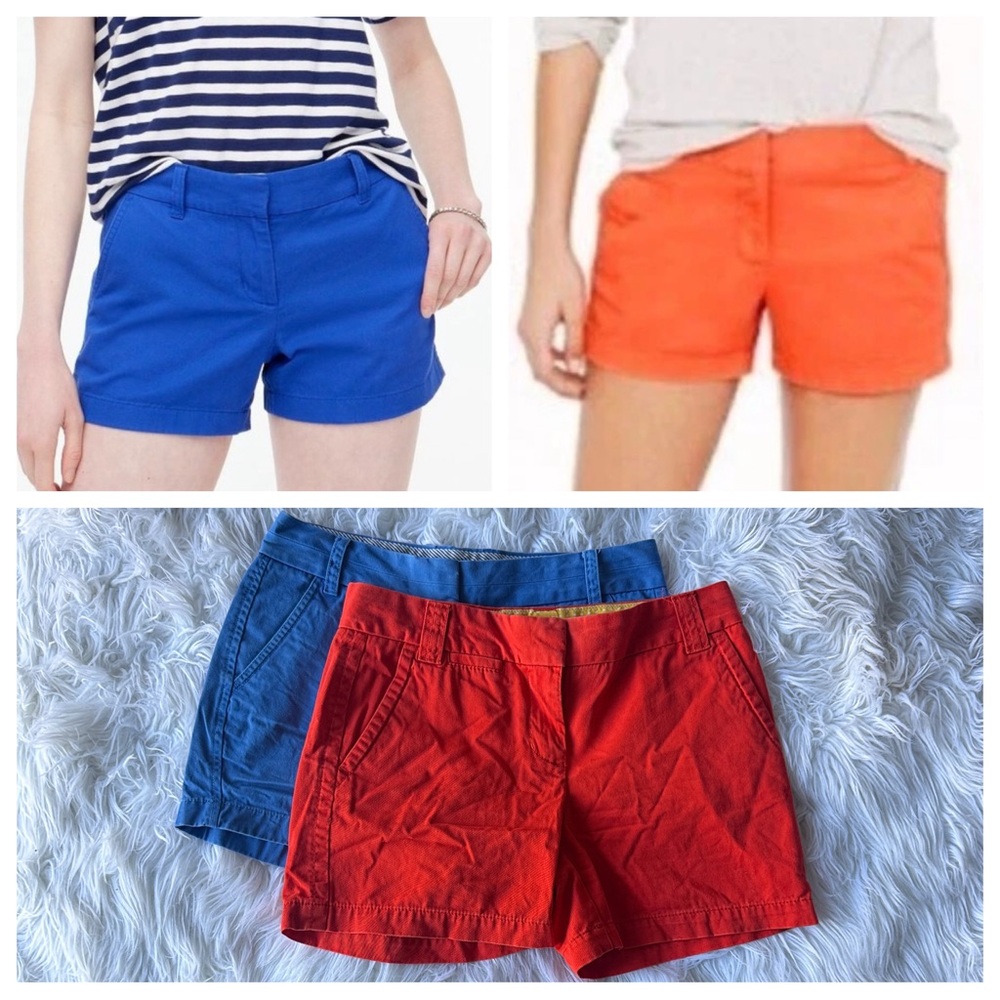 Lot of 2 Pairs J Crew Shorts Size 2